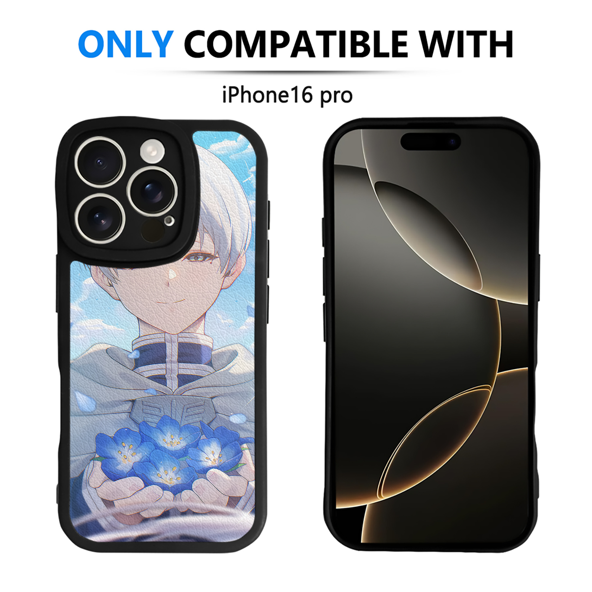 （画像用） 葬送のフリーレン Frieren 【iPhone 16シリーズ対応】シリコンスマホケース（レザー調） 材質：シリコン